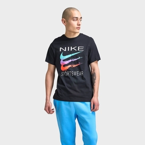 Nike Sportswear Swoosh T-shirt / Black Modern Fit