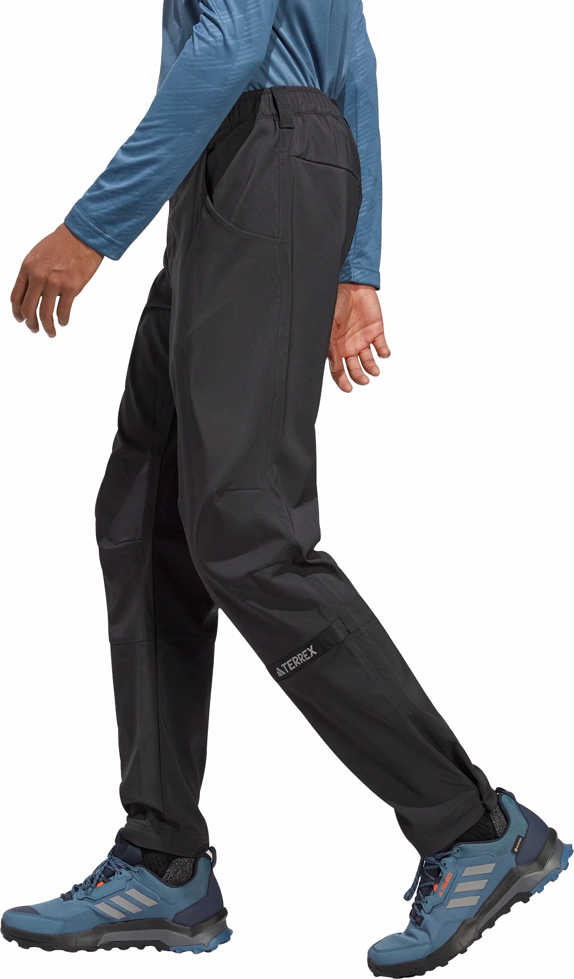 Pattern Print Day Hike Style adidas Terrex Multi Woven Mens Walking Pants - Black