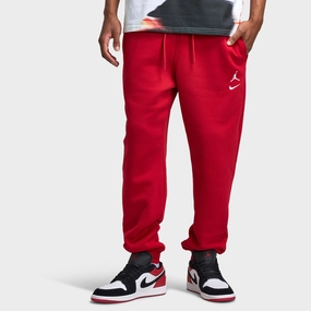 AntiPilling Treatment Action Wear Jordan Brooklyn Varsity Fleece Joggers Red / White