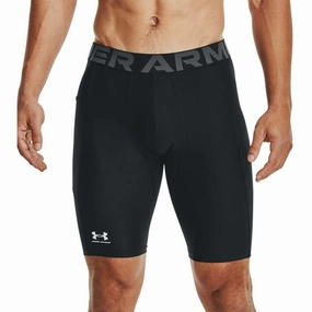 Under Armour HeatGear Pocket Long Mens Short Compression Tights - Black FastDrying Inner Layer Ethical Mode