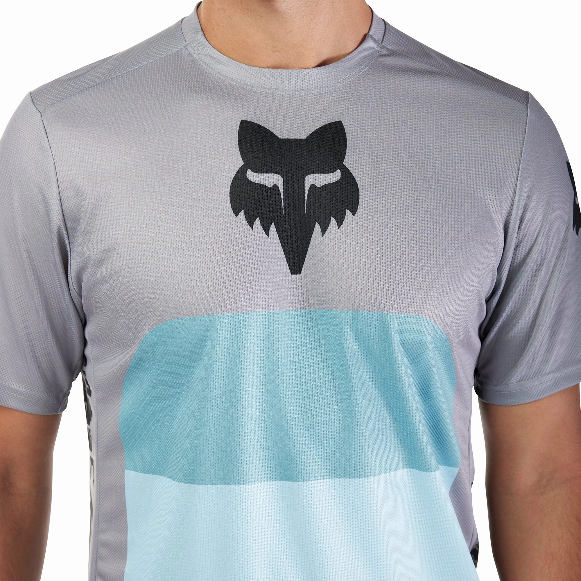 ping pong size venue Fox Ranger Grid Short Sleeve Mens Cycling Jersey - Grey