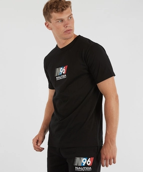 Nautica Competition Bristow Tee (Black) Coastal Chic