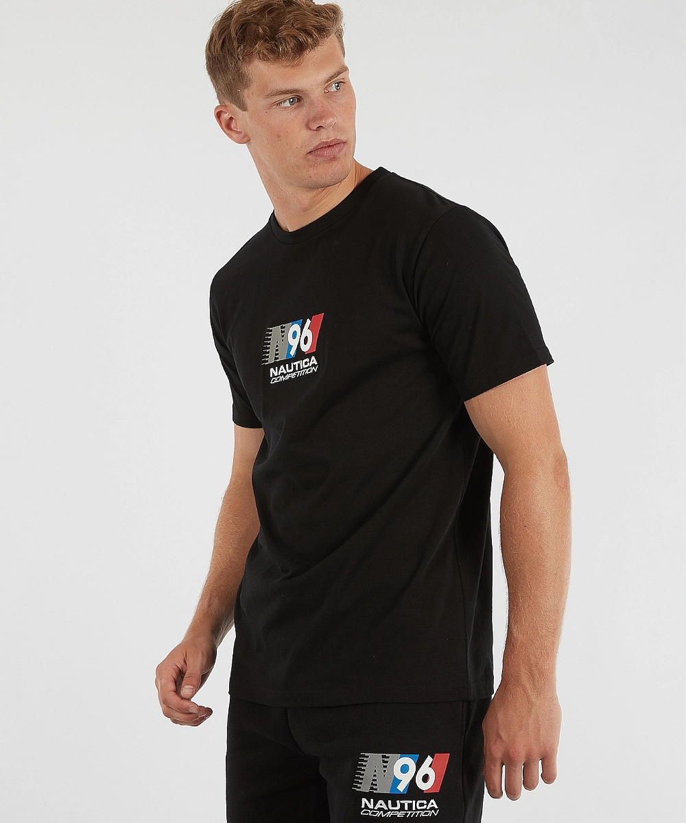 Nautica Competition Bristow Tee (Black) Coastal Chic
