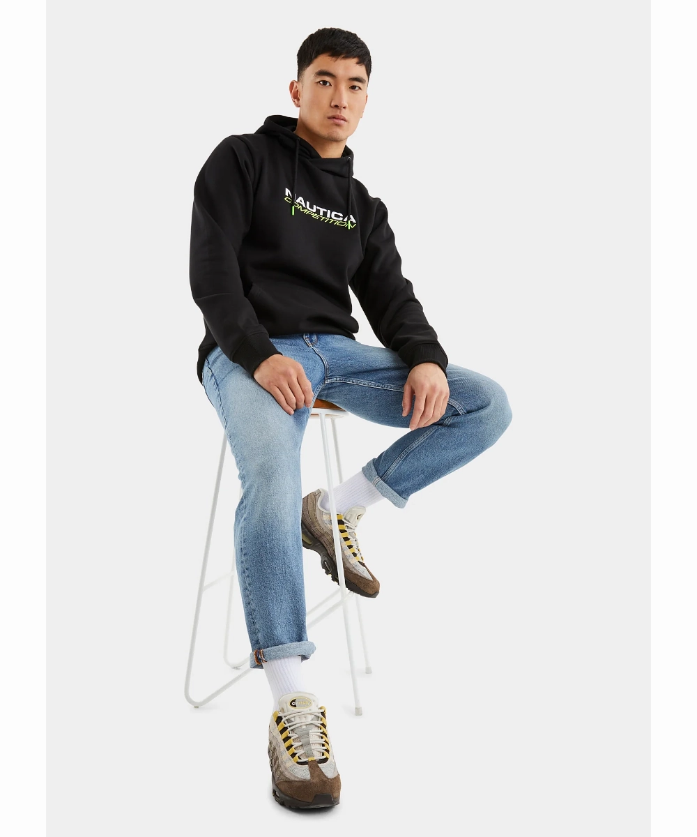 Nautica Competition Brundy Overhead Hoodie (Black) LightweightInsulation