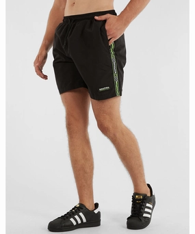 WaterResistant Coating Breathable fabric Nautica Competition Buton 6?? Swim Shorts (Black)