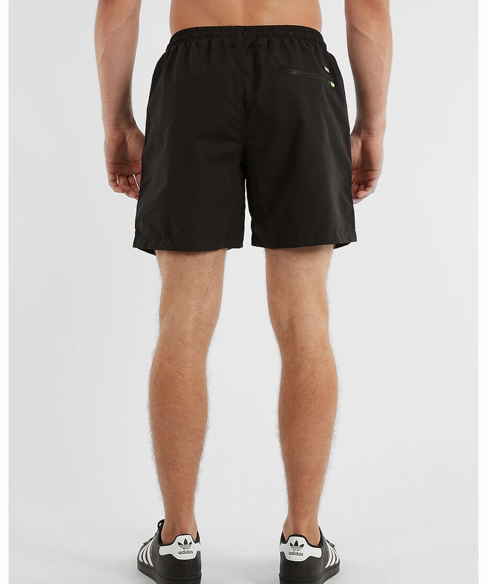 Heart Soul MoistureControl Fabric Nautica Competition Buton 6?? Swim Shorts (Black)