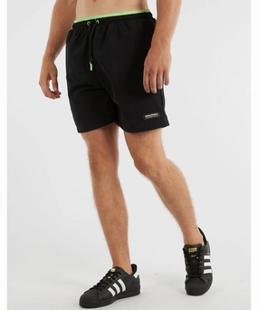 Nautica Competition Haida 6?? Swim Short (Black) MultiPocket