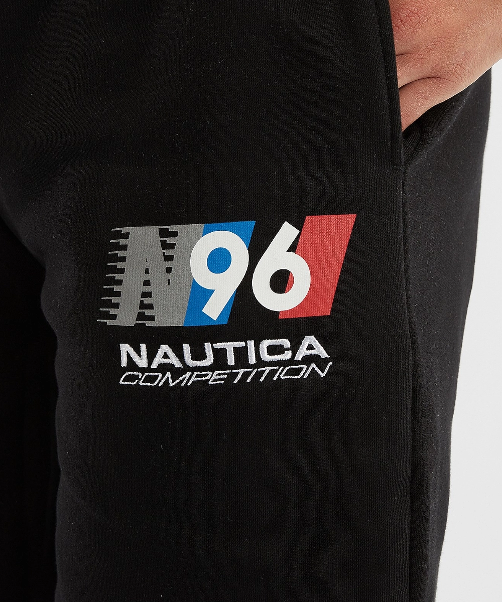 NonRestrictive Fit Nautica Competition Kessler Fleece Shorts (Black)