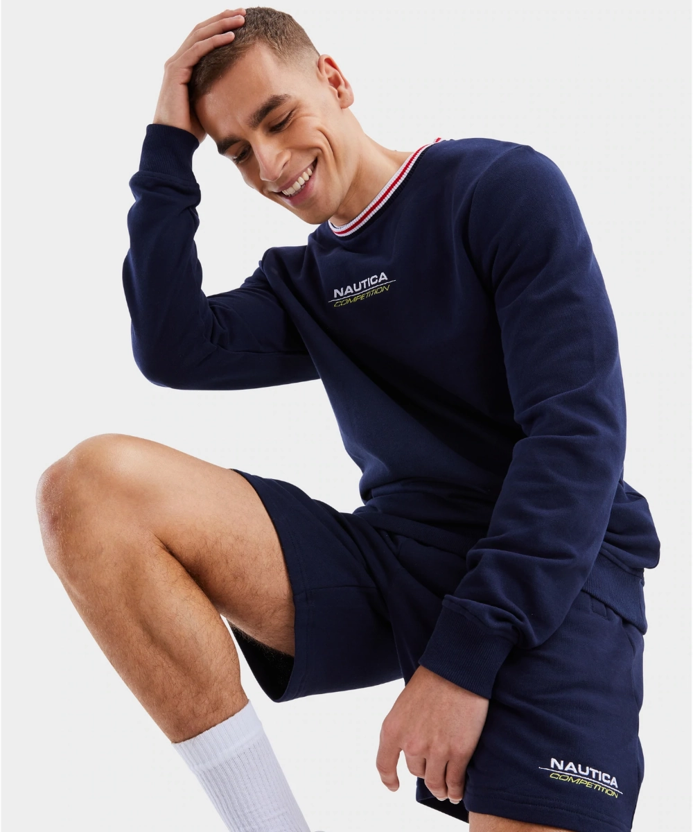 Nautica Competition Tang Sweater (Navy) Metro Mode Beach Ease