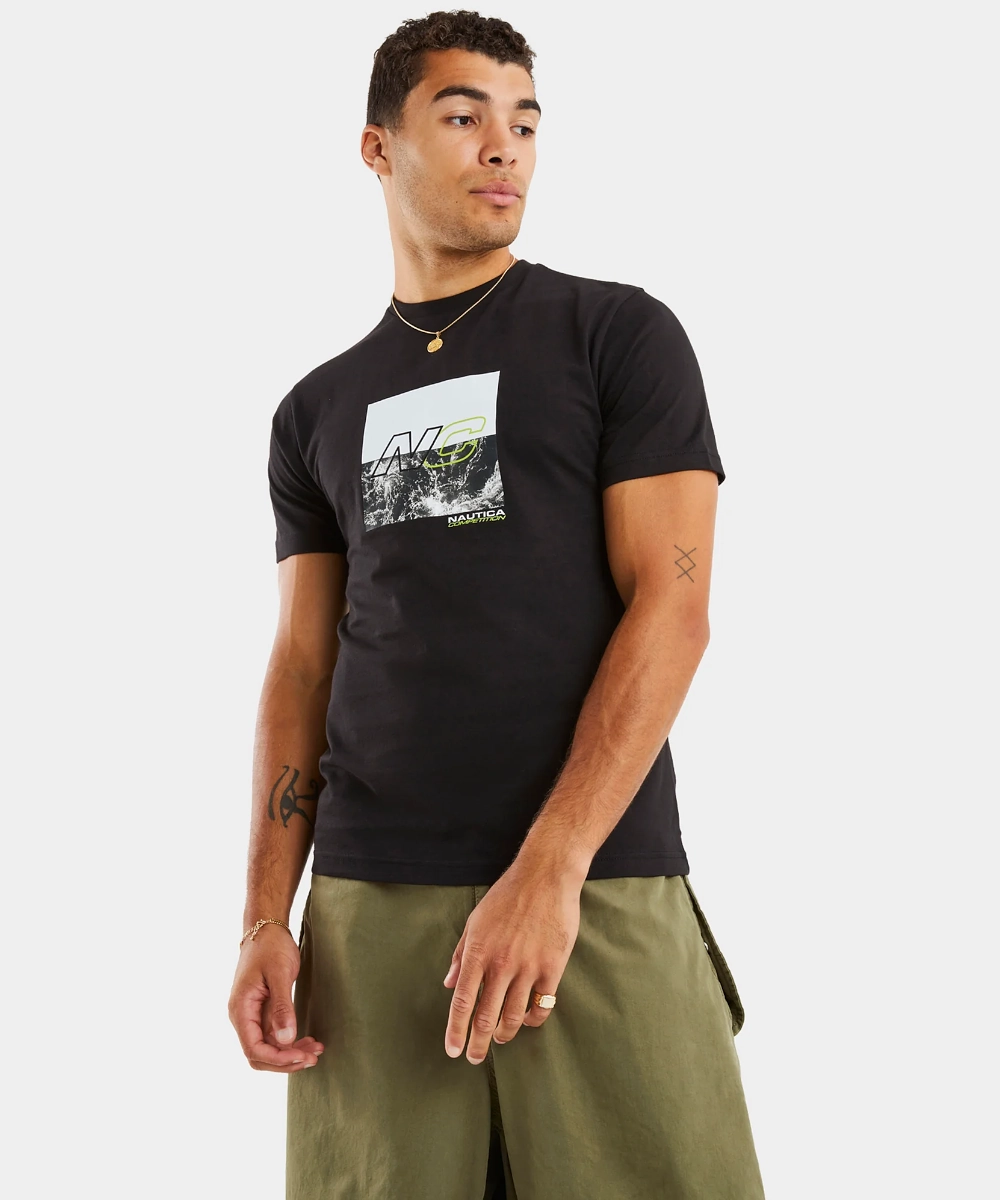 Nautica Competition Tidore Tee (Black) Wonder Core Italian Flair