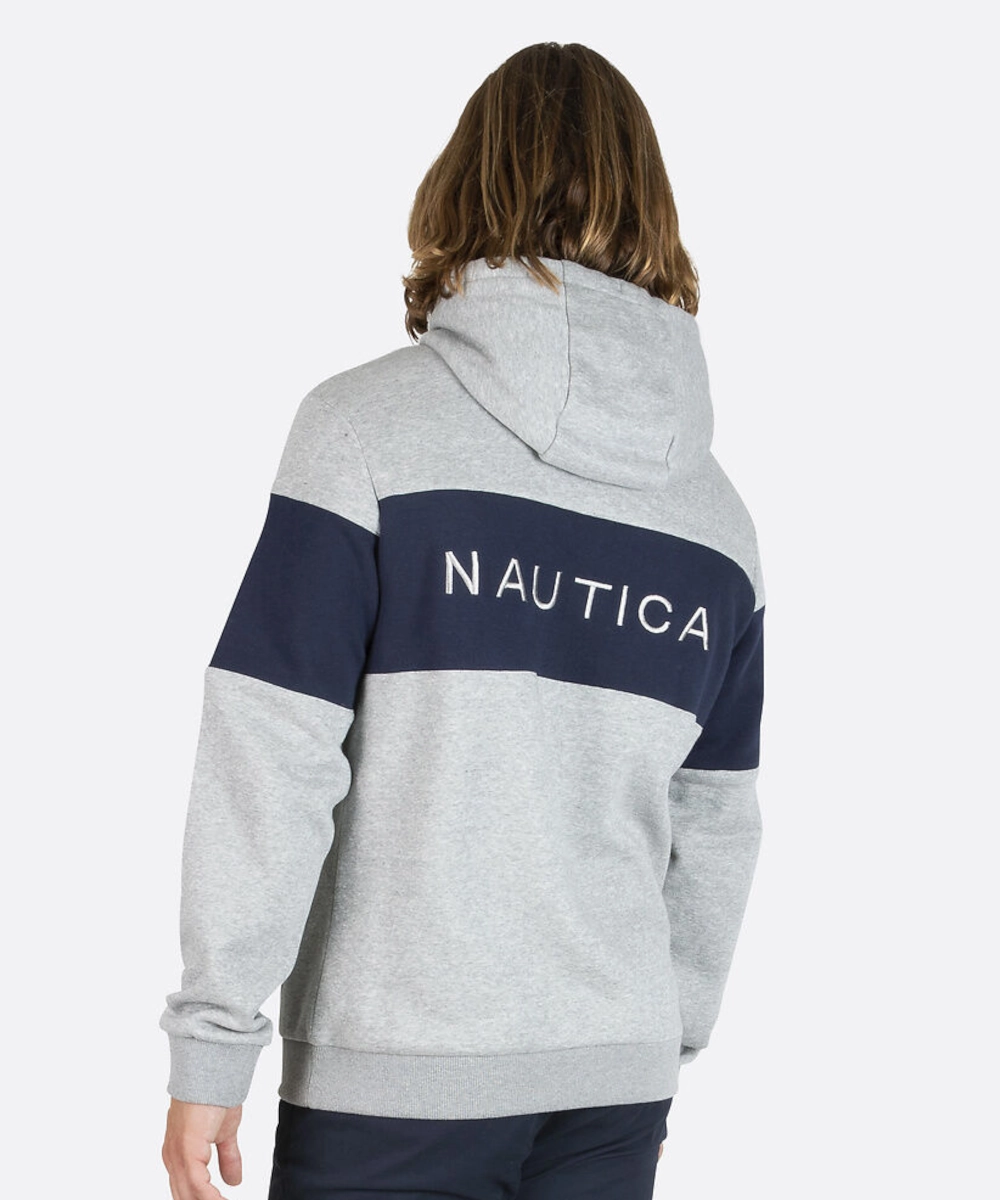 Nautica Kash Po Hoodie (Grey Marl) Legend Fit