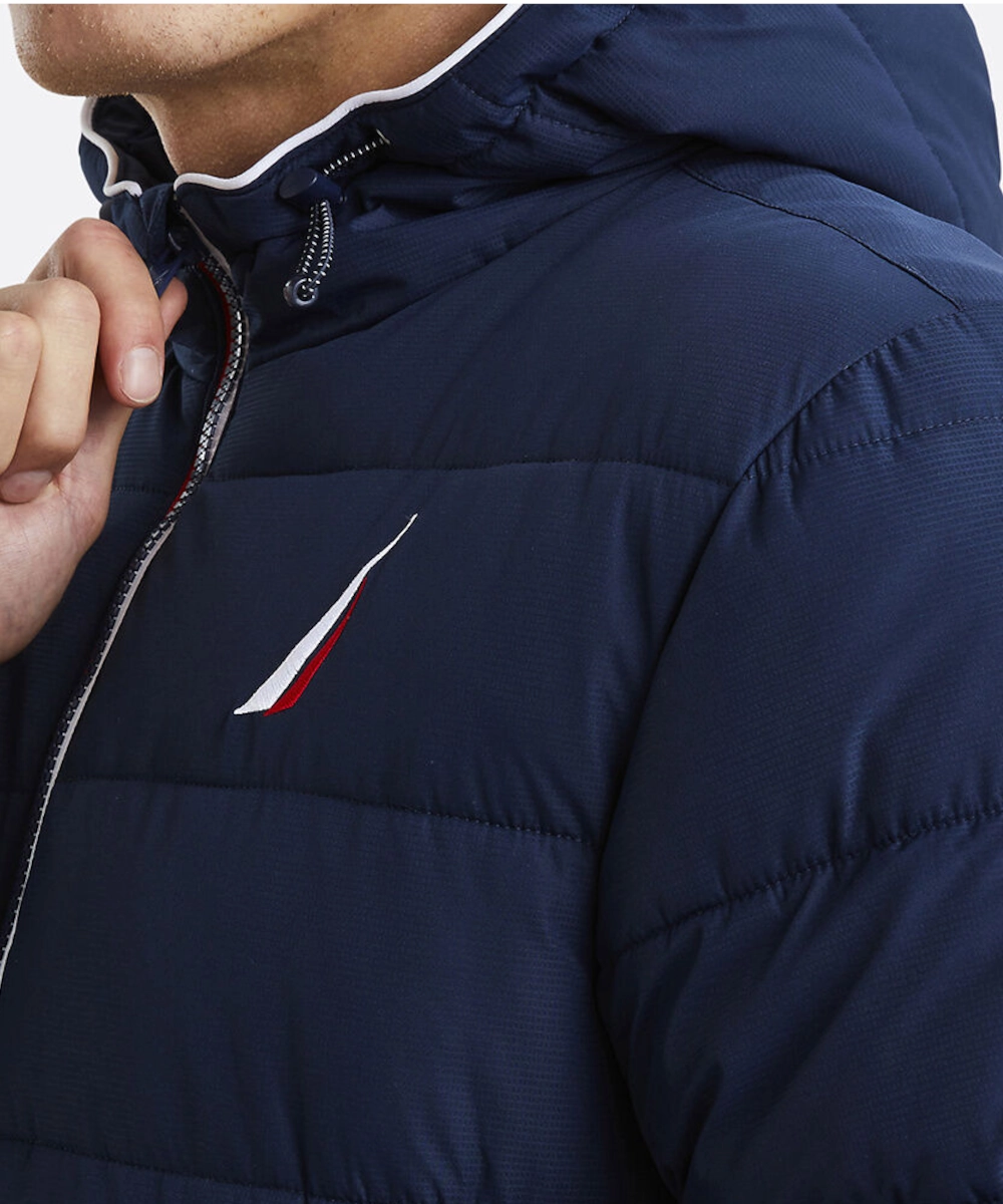AntiStaticTechnology Fine Weave Nautica Kino Padded Jacket (Dark Navy)