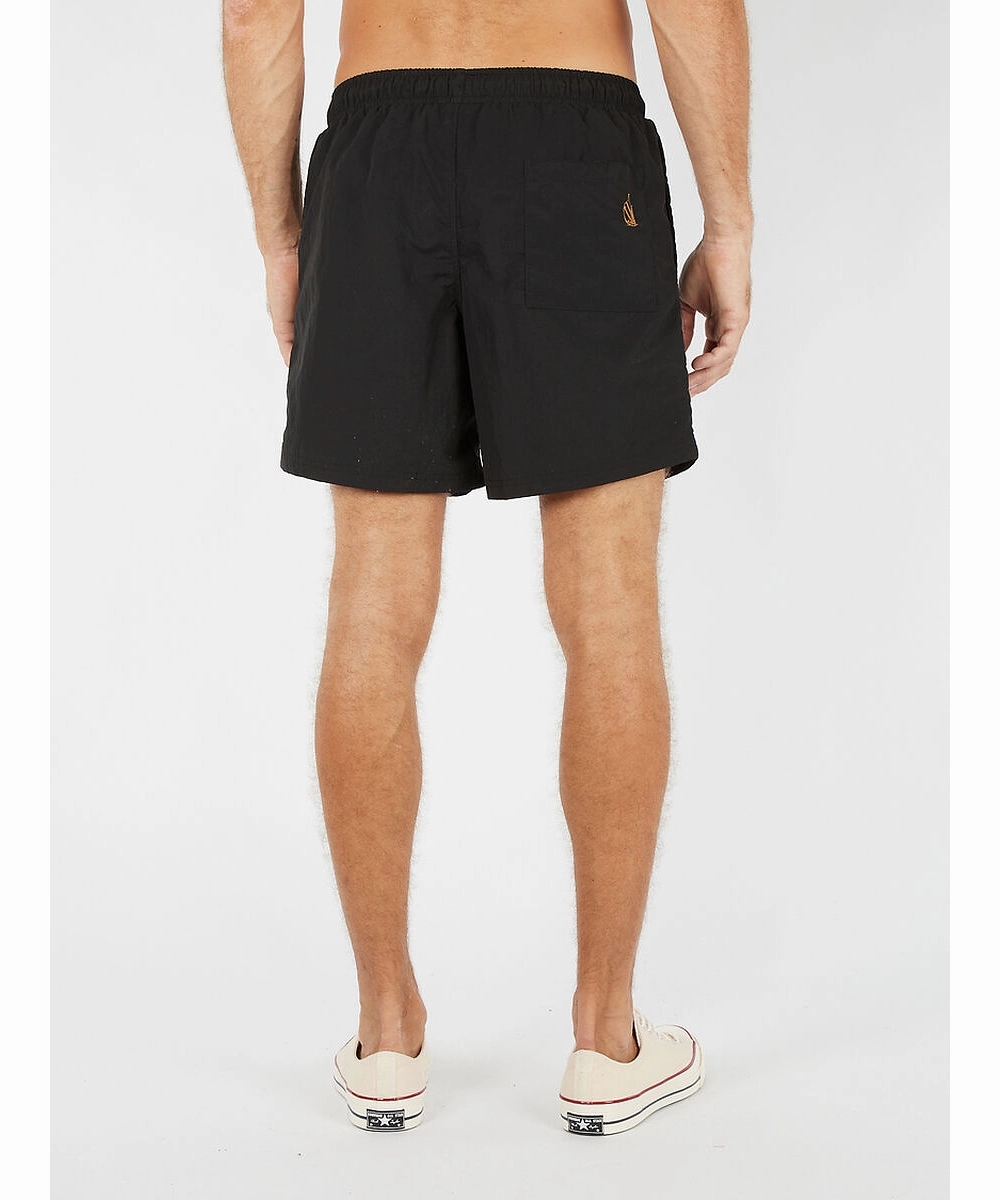 High End Nautica Sadler 5" Swim Shorts (Black)