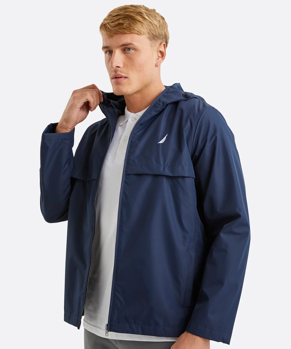Nautica Titus FZ Jacket (Dark Navy) Walk Mood Grace Ease