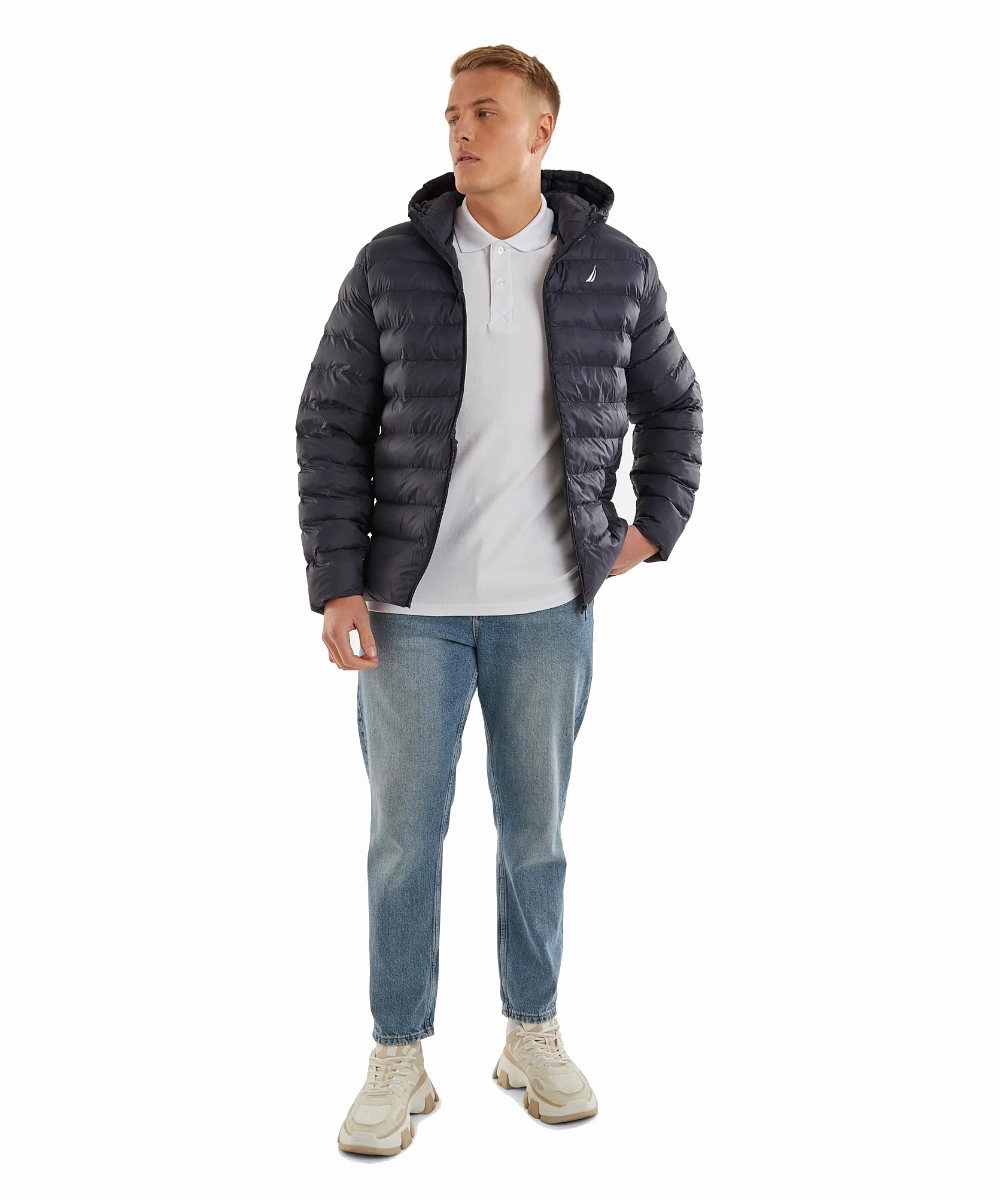 Nautica Zion Padded Puffer Jacket (Dark Navy) NonChafe