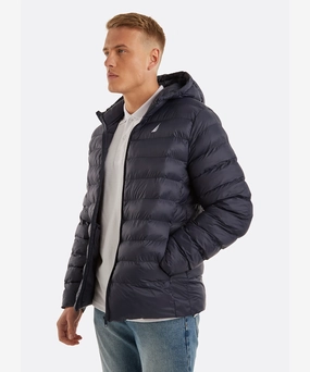 Nautica Zion Padded Puffer Jacket (Dark Navy) Sun Protection Fabric