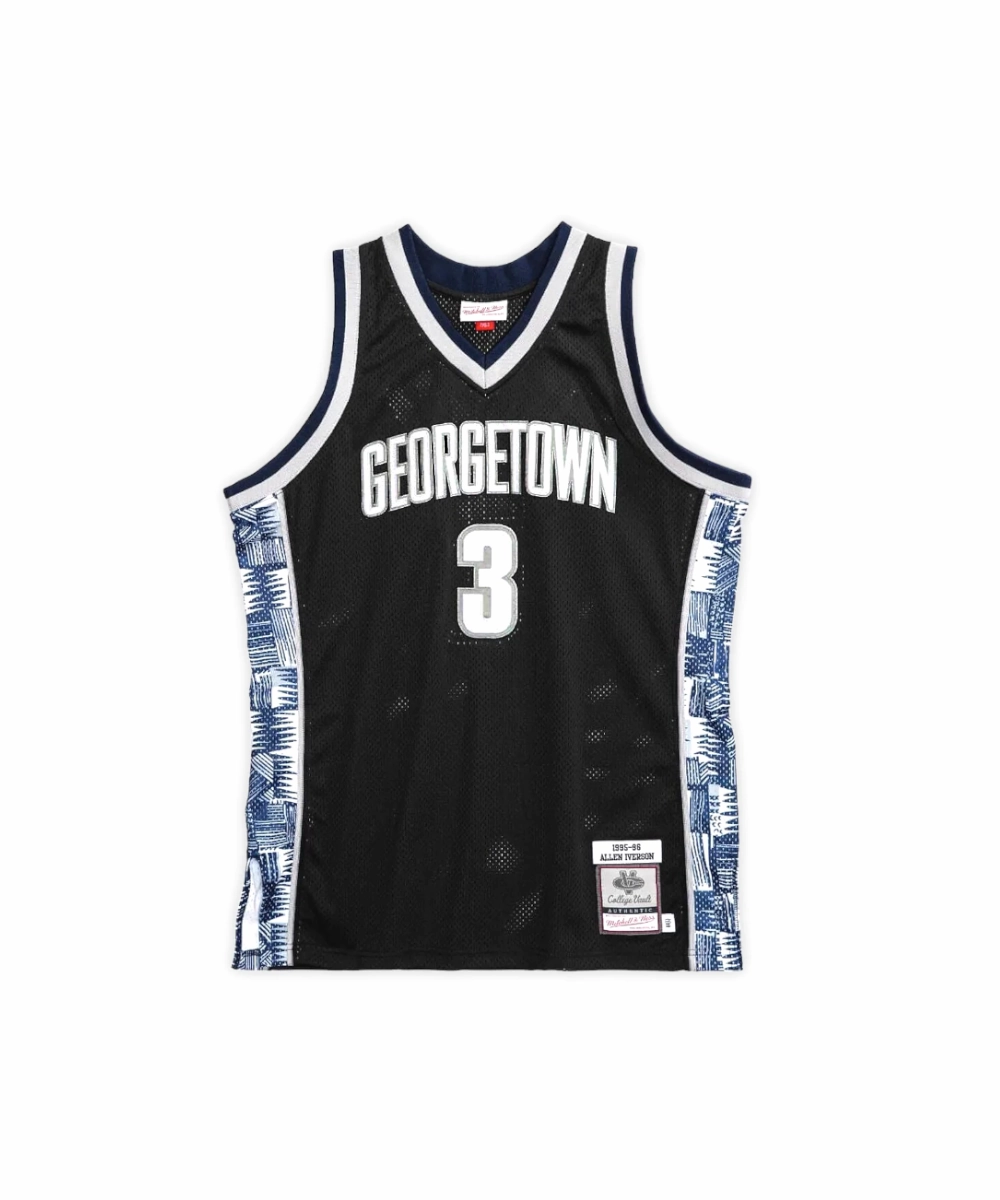 NCAA Georgetown Allen Iverson 1995-96 Alternate Swingman Jersey PreShrunk Cotton