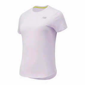QuickDry Technology StretchableKnit Women's Printed Accelerate SS Shirt -Astral Glow