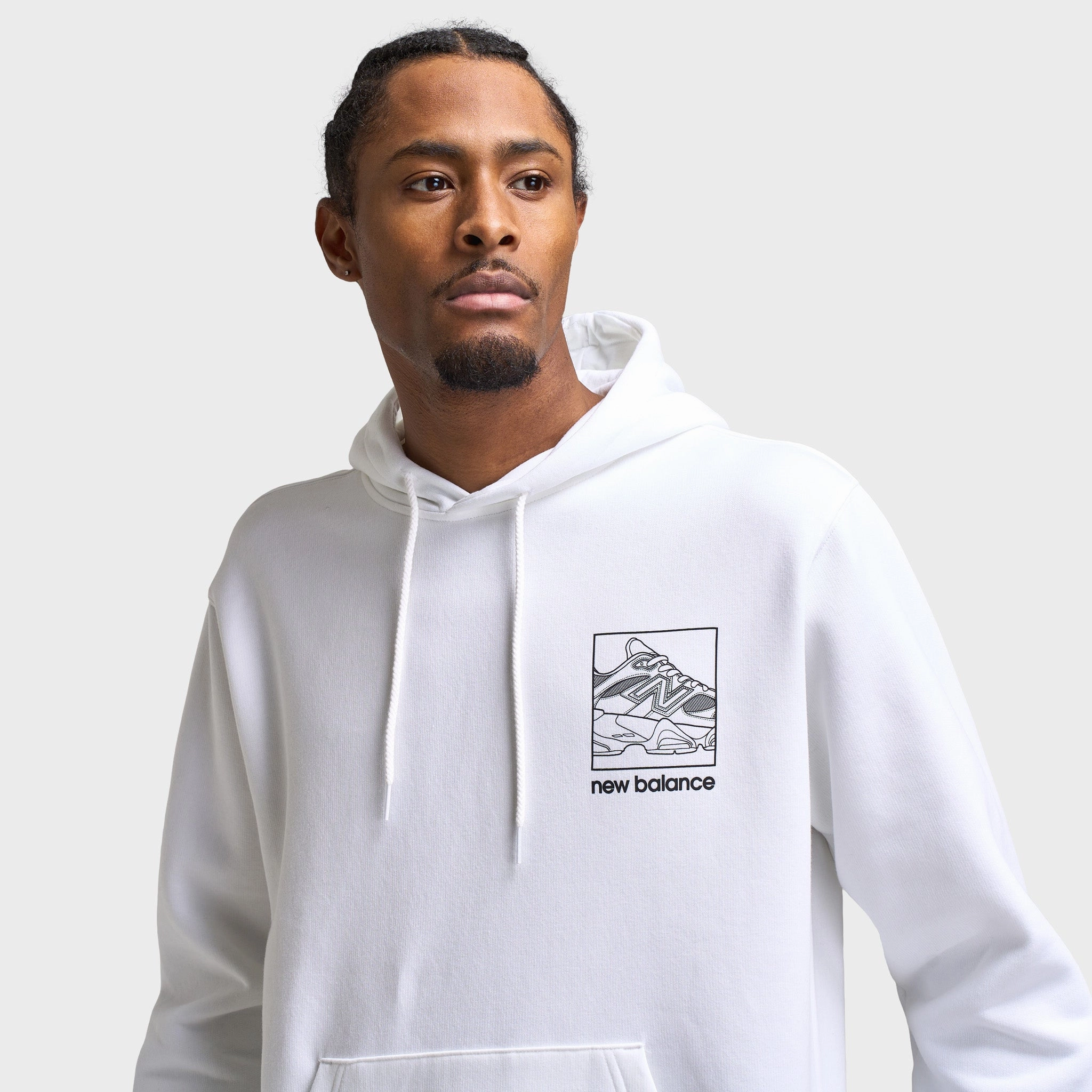 New Balance 9060 Hoodie / White Layer Piece Cold Resist