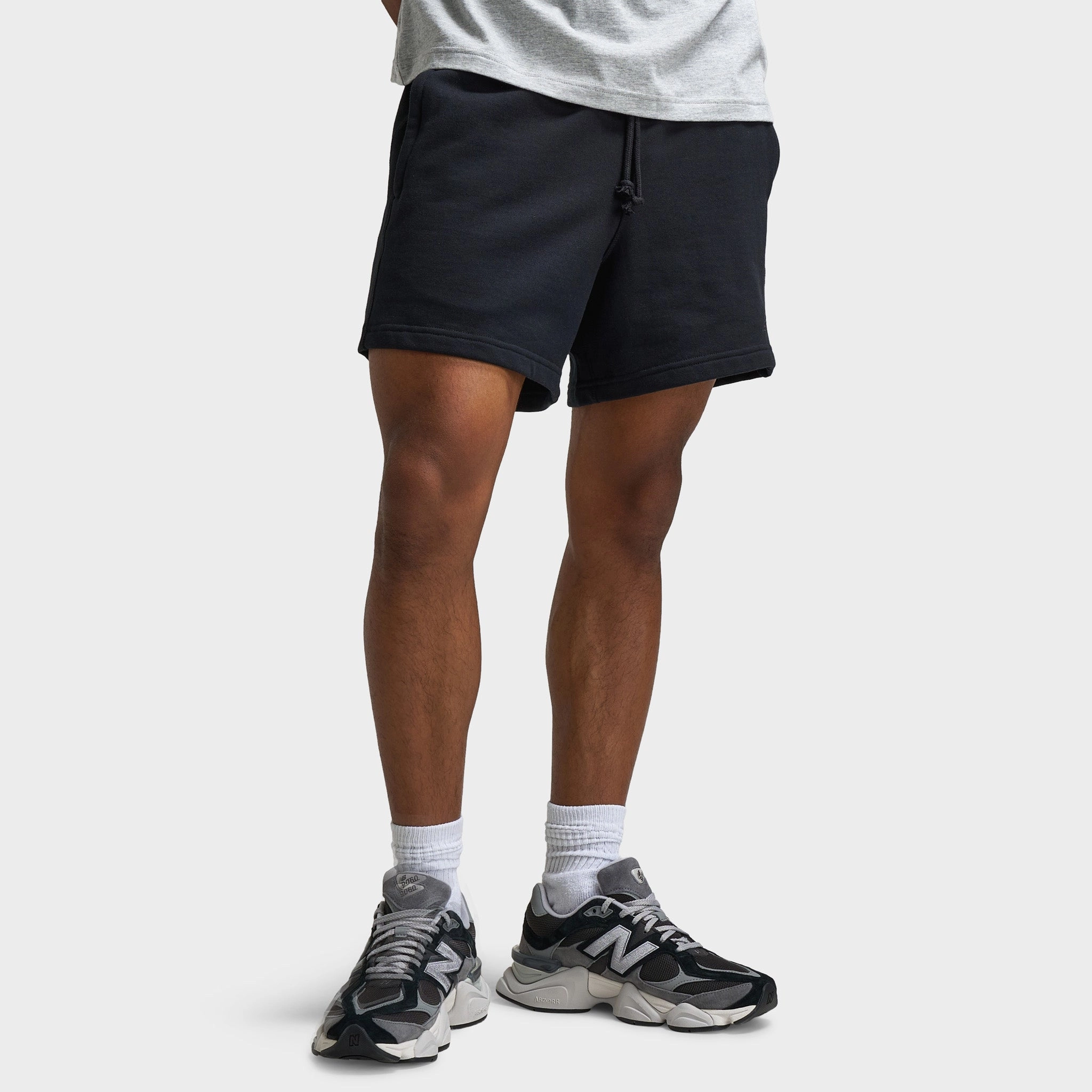 New Balance Athletics French Terry 5" Shorts / Black Sporty Style personalized option