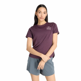 New Balance Athletics Graphic T-Shirt Noise Reduced Zipper