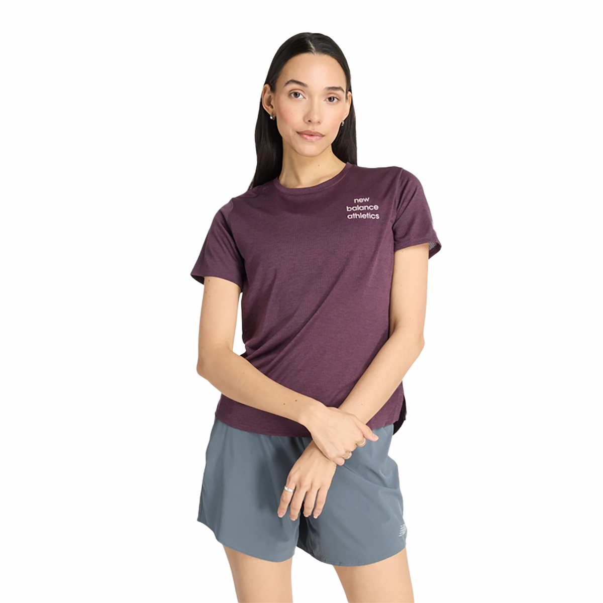 New Balance Athletics Graphic T-Shirt Noise Reduced Zipper