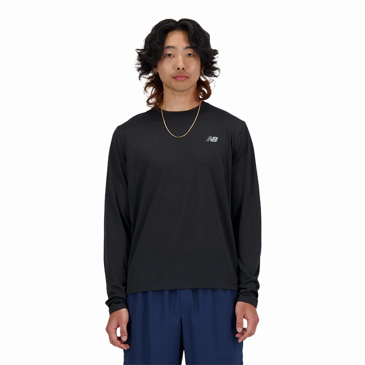 New Balance Athletics Long Sleeve BreathableMeshPanels