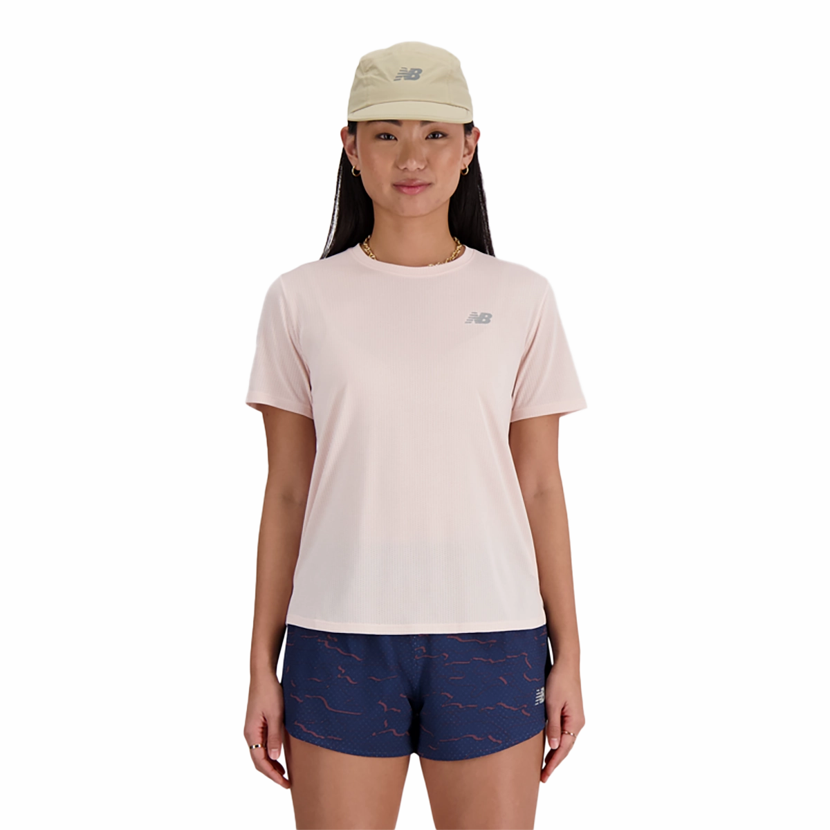 New Balance Athletics T-Shirt Double Needle Hemming Odor Resistant Finish