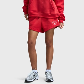 Comfortable Shorts New Balance Women's Athletic Fleece Shorts / Red