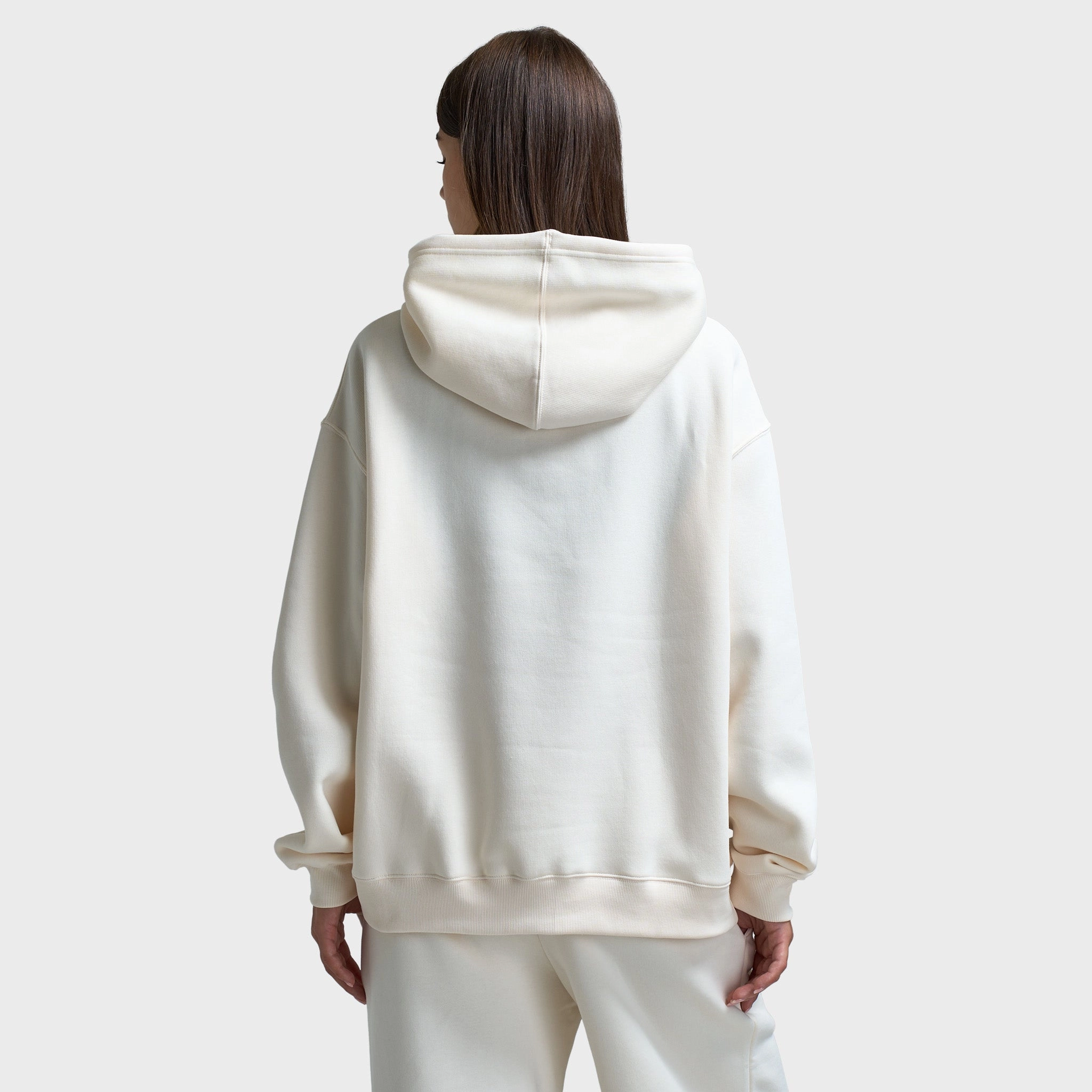 Light Reflective Layered Neckline New Balance Women's Athletic Pullover Hoodie / Permafrost