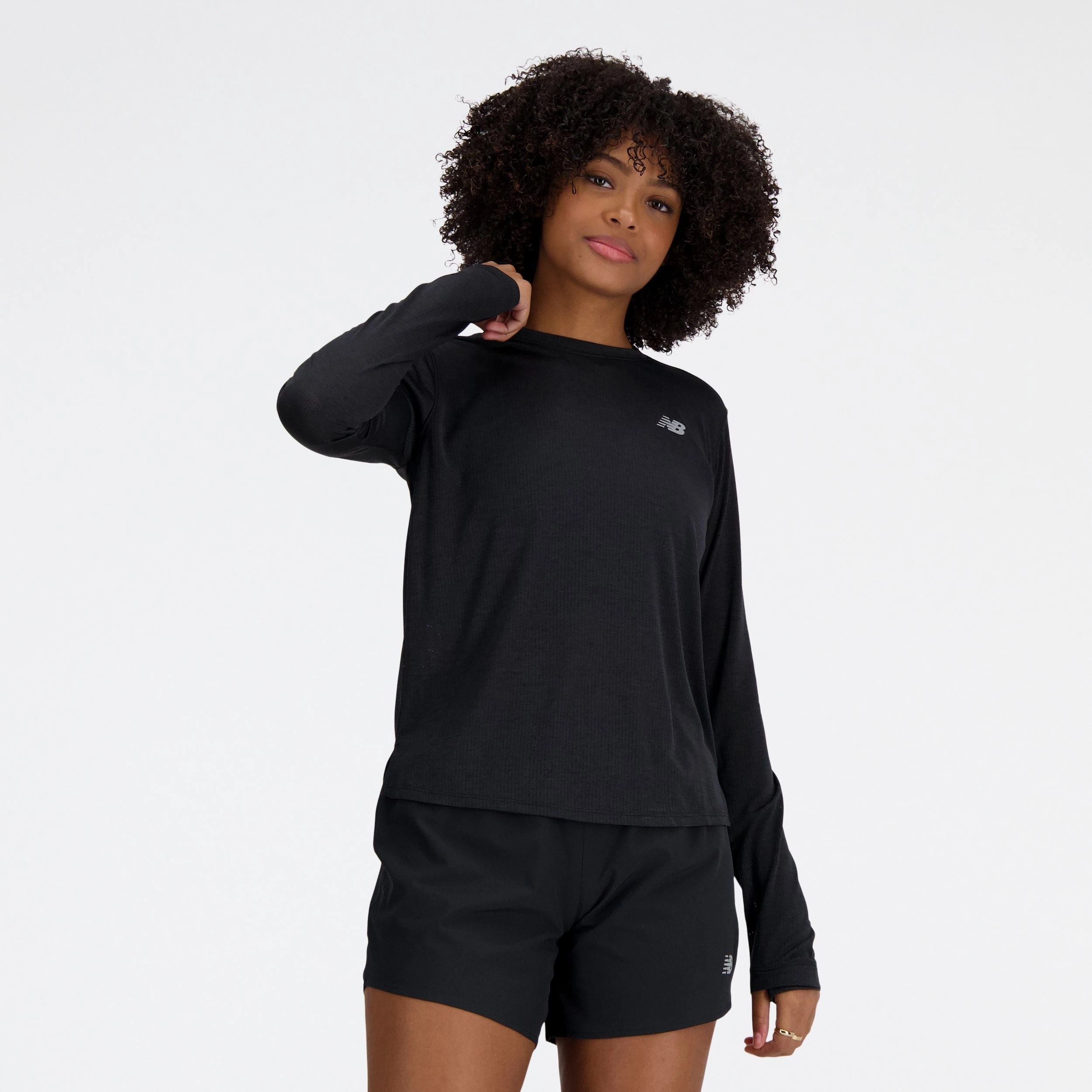 All Day Comfort Odor Resistant Finish New Balance Women's Athletics Long Sleeve