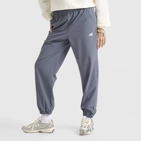 Rugged Design Unique New Balance Women's Linear Woven Pant / Dark Arctic