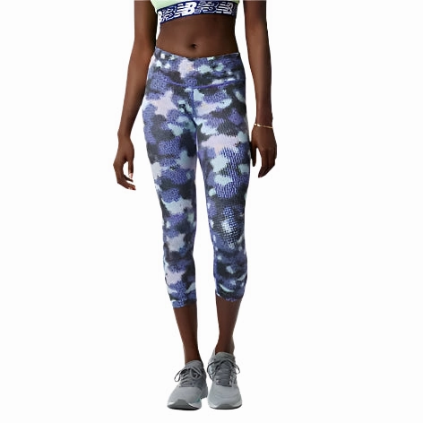 New Balance Women's Mid Rise Capri Non Binding Waistline cyclists