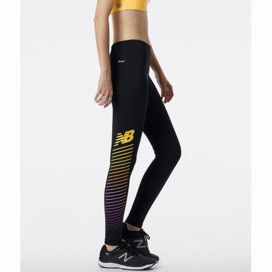 Clean Mood Outdoor Style New Balance Women's Reflective Accelerate Tight - Black