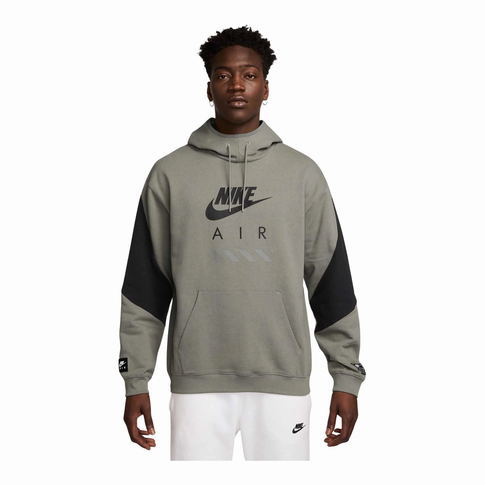 Reinforced Knees AbrasionResistant Fabric Nike Air Men's Fleece Pullover Hoodie