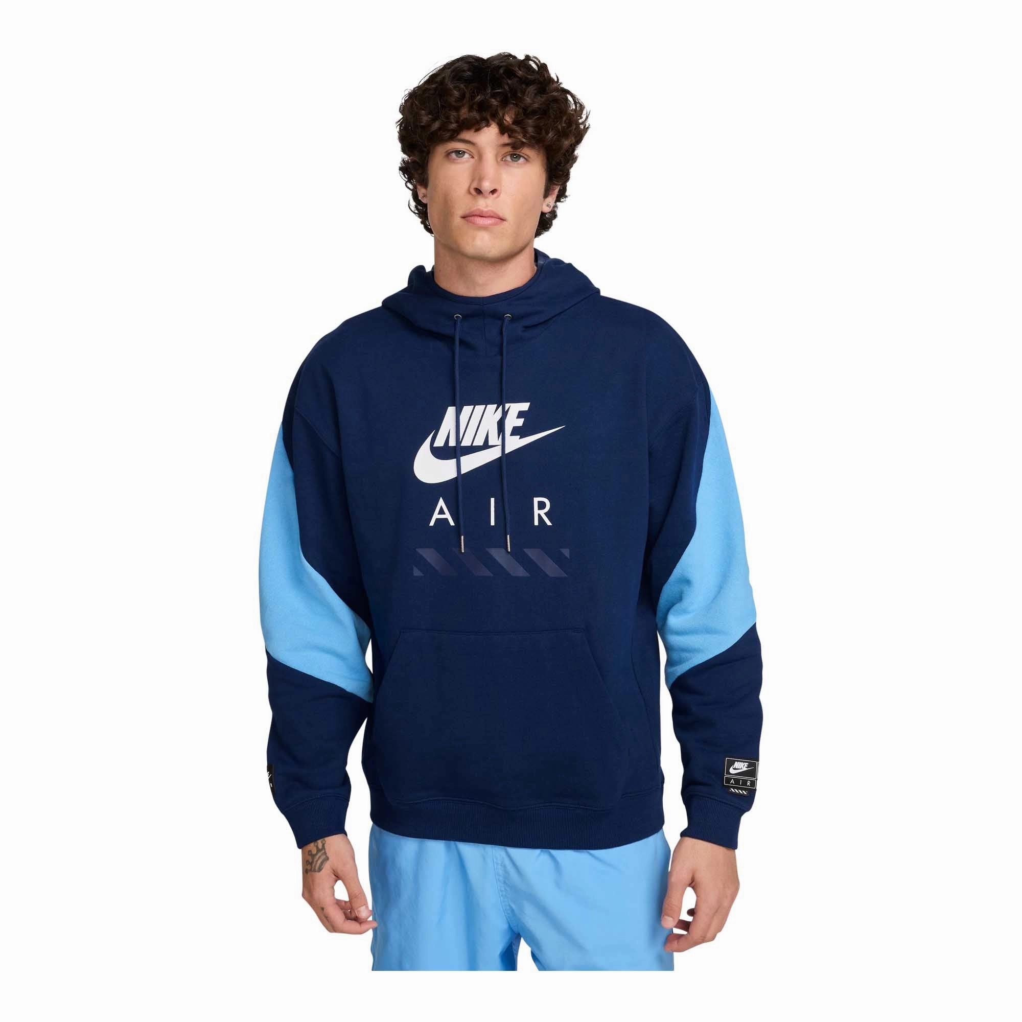 AbrasiveReinforcedZones Nike Air Men's Fleece Pullover Hoodie