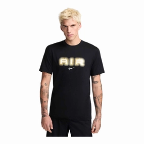 Nike Air Men's Graphic Black T-Shirt AntiPillingFabric