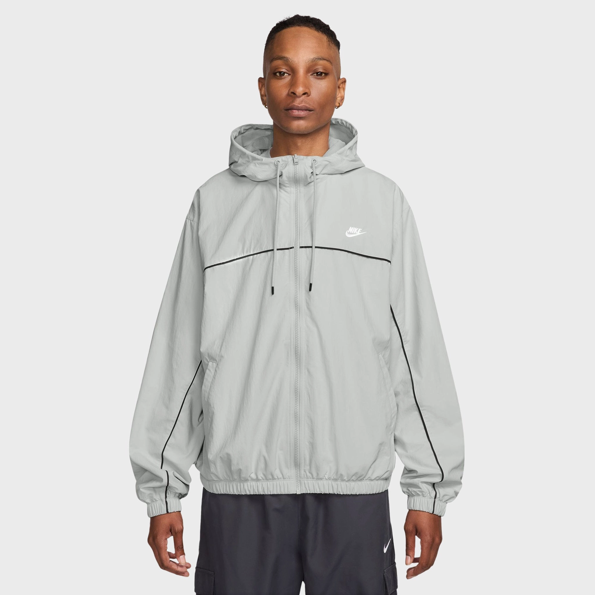EcoFriendly Dye Process nutrition Nike Club Athlete Hooded Jacket Photon Dust / White - White