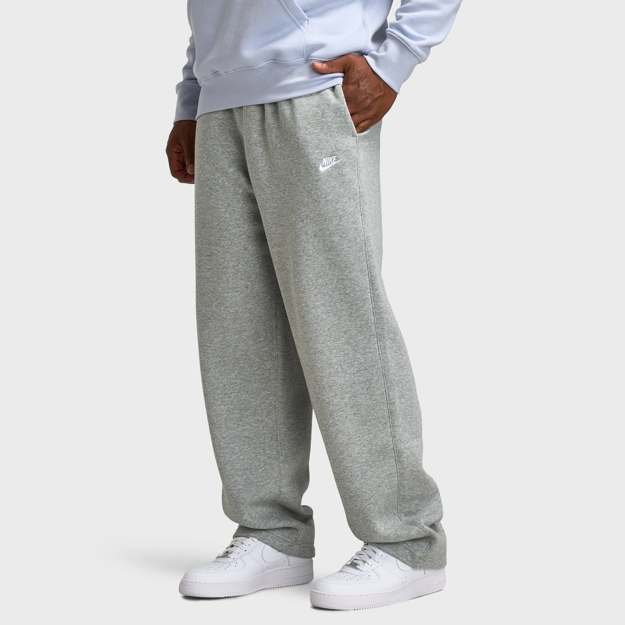 Nike Club Fleece Bungee Pants / Heather Grey hook