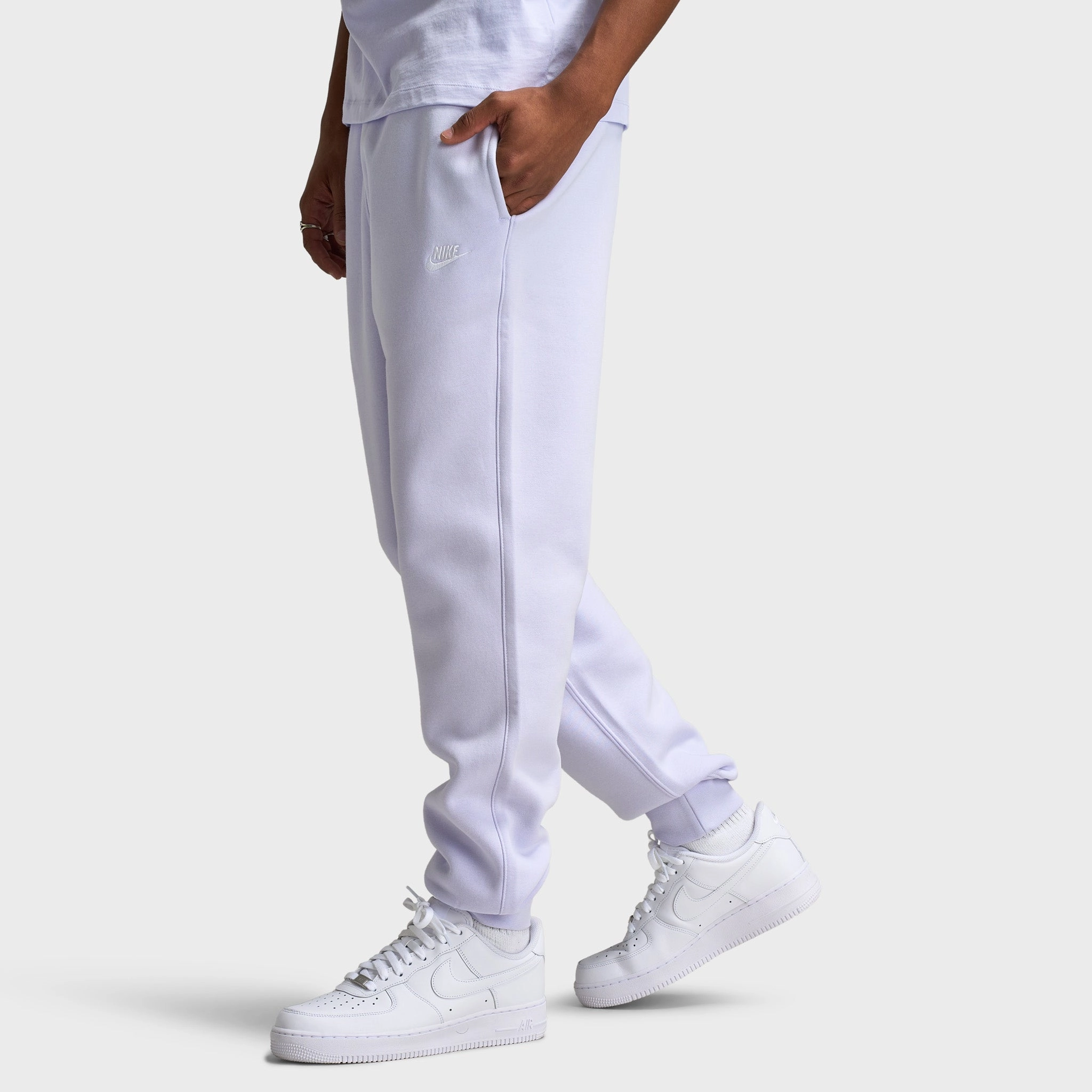 Nike Club Fleece Joggers Amethyst Tint - White Ultimate Performance