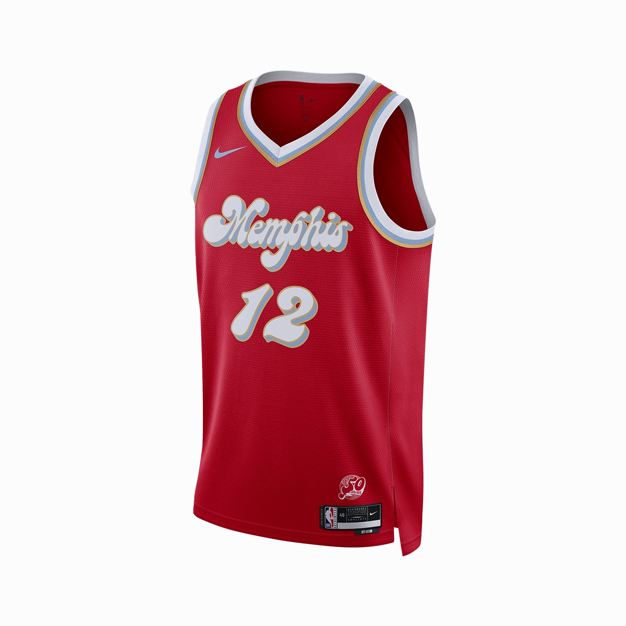 Nike Dri-FIT NBA 2024/25 City Edition Swingman Jersey - Ja Morant Memphis Grizzlies Body Mapping Zones