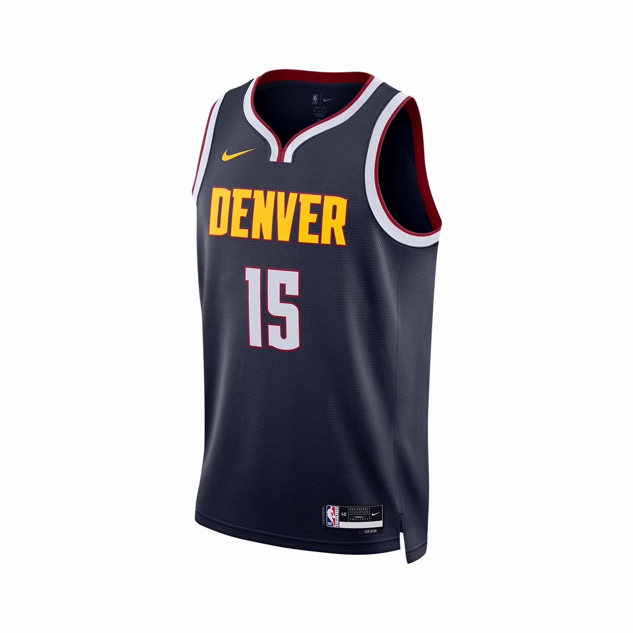 Non Chafe Seams single - purpose Nike Dri-FIT NBA Icon Edition Swingman Jersey - Nikola Jokic Denver Nuggets