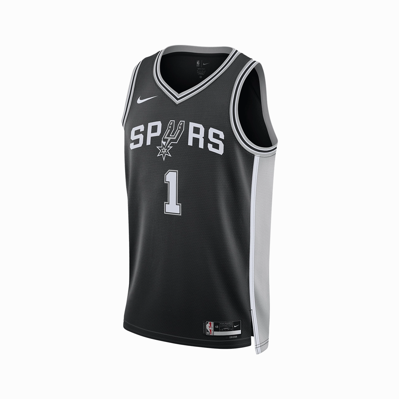 waterproof Multi Use Nike Dri-FIT NBA Icon Edition Swingman Jersey - Victor Wembanyama San Antonio Spurs