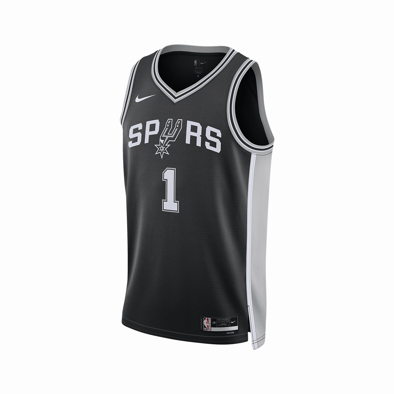 civilian use adaptation Nike Dri-FIT NBA Icon Edition Swingman Jersey - Victor Wembanyama San Antonio Spurs