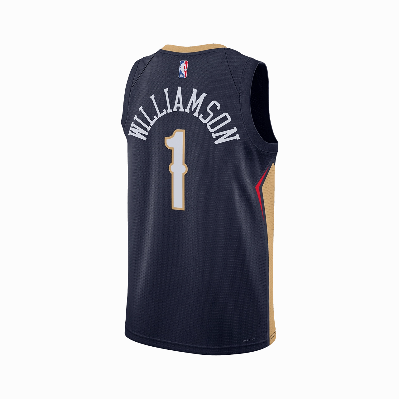 Efficiency - maximized Moisture control Nike Dri-FIT NBA Icon Edition Swingman Jersey - Zion Williamson New Orleans Policans