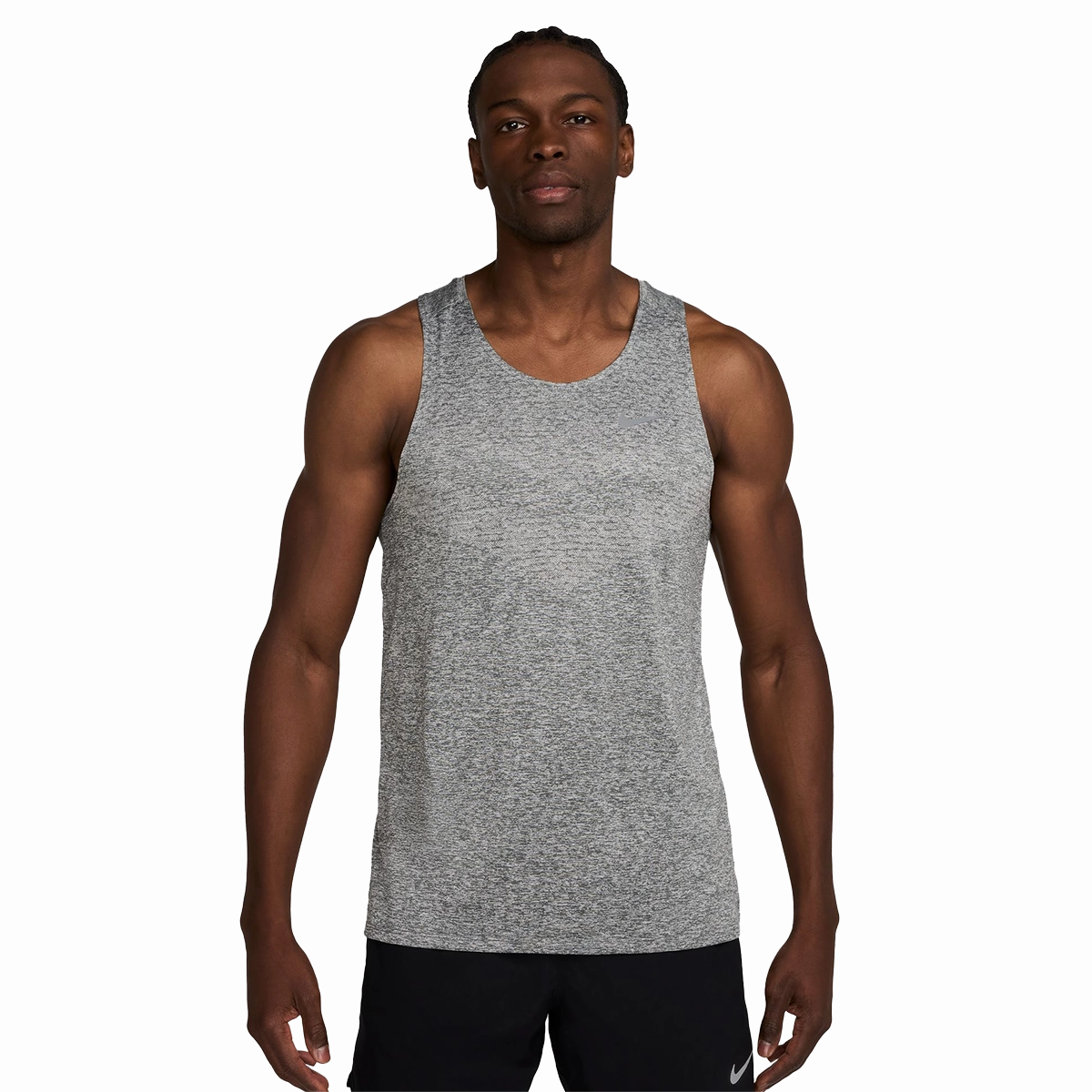 Nike Dri-FIT Stride Tank Flexible Knit Blend SweatWicking Fabric
