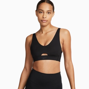 Nike Indy Plunge Cutout Bra Sleepwear High Neck