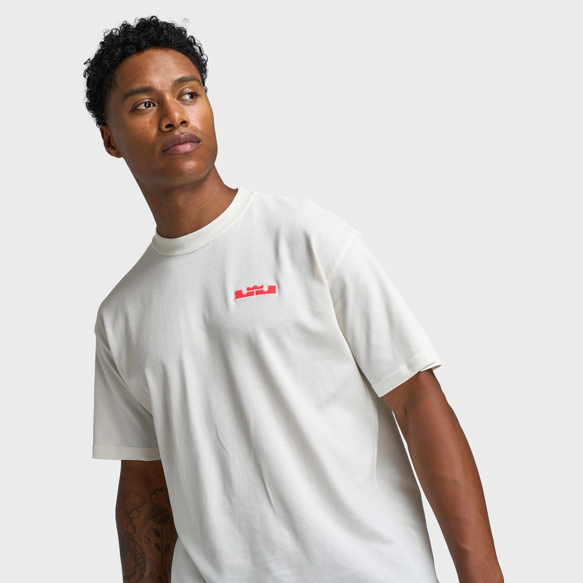 Nike LeBron James Max90 T-Shirt / Sail Snag Resistant Texture