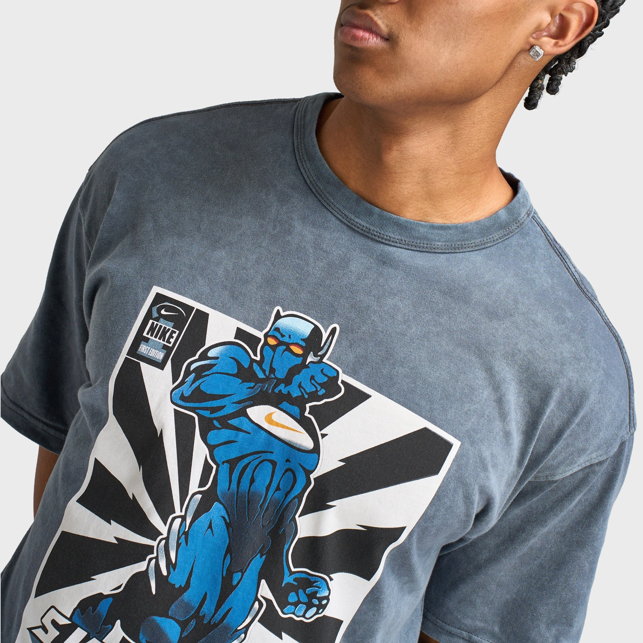 Nike Max90 Fitness T-Shirt / Anthracite horizontal Tele - operated