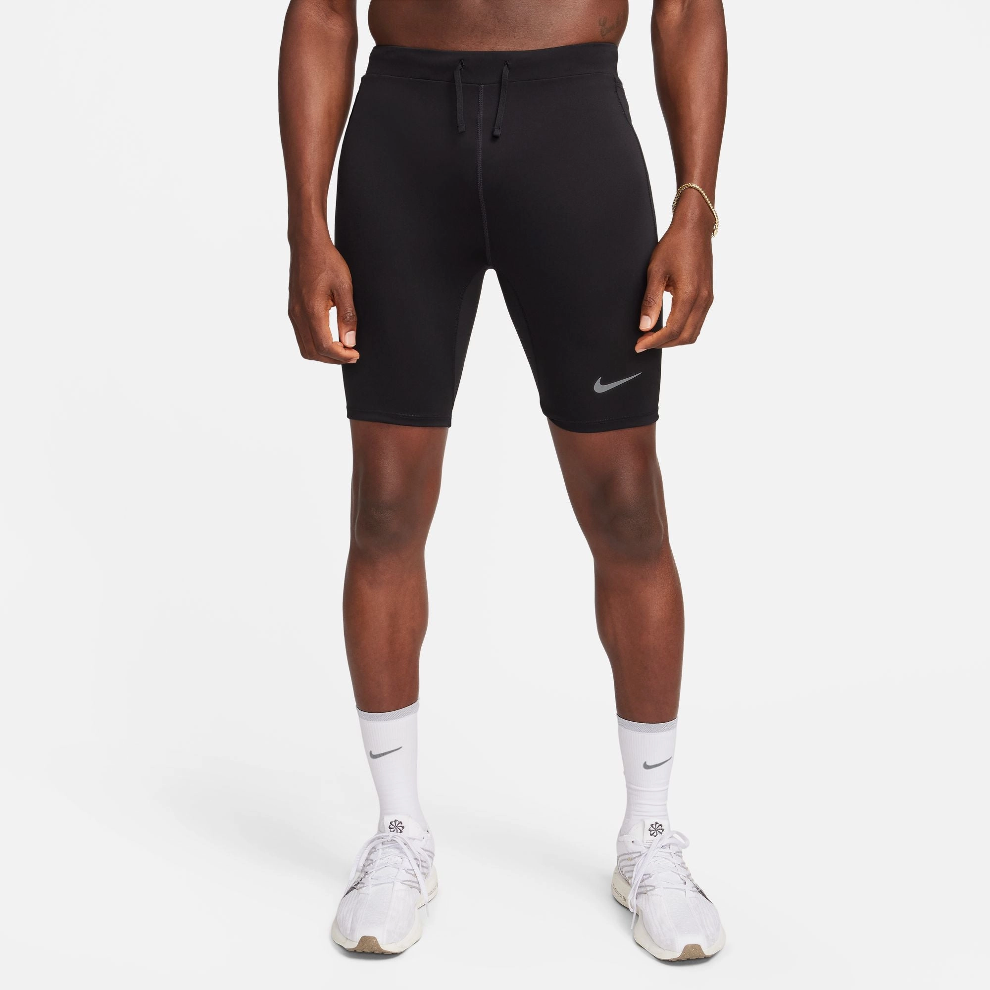 Basic Stretch snowboarding apparel Nike Men's Dri-FIT Brief-Lined Running 1/2-Length Tights